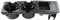 MangWany Getränkehalter Mittelkonsole Carbon für 3er E46 1998-2007 51168217953 Mittelkonsole Becherhalter Doppel