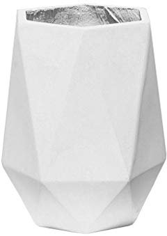 ARZARF Pflanztöpfe Weißer Zement Blume Topf Outdoor Courtyard Gartenhaus Couchtisch Büro Dekoration Blumentopf Einfacher europäischer Blumentopf Indoor-Blumentopf (Size : B)