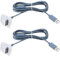 YINETTECH 2 Pezzi Caricatore Adattatore Per Cavo Di Ricarica USB Caricatore Per Cavo Di Ricarica Per Batteria USB Da 1,5 M Compatibile Con Xbox 360 Controller Gamepad Wireless