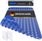 BAMONDO Badewannenmatte rutschfest & hautsensitiv (Royalblau) - 88x39 cm - maschinenwaschbar | schimmelfrei | BPA frei - Antirutschmatte für Badewanne mit Saugnäpfe