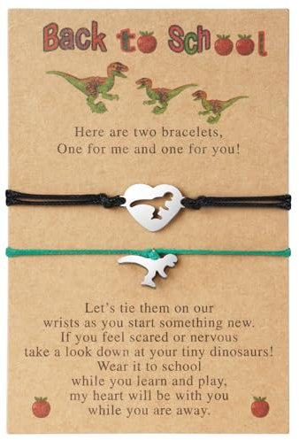 AUAUY Schulkind Armband - Geschenke zur Einschulung für Mädchen und Jungen, Mutter-Tochter Armband, Geschenk für Erster Schultag, Schultüte Füllung, Schulanfang