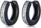 ZIPPICE Wikinger Creolen 925 Sterling Silber Wikinger Rune Schwarz Sleeper Ohrringe Unisex Creolen Wikinger Schmuck für Männer Frauen(Blau)