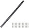 sourcing map Piano Hinge, 24 Inch x 1.2 Inch Stainless Steel Continuous Hinge Door Hinge with Holes, for Boat Cabinet Door Box Furniture, Black