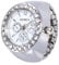 Ruhnjyg Fingeruhren für Damen, Uhrring, Vintage-Uhr, Vintage-Uhrenring, genaues Display, analoger Fingerring für Männer und Frauen, Schmuckzubehör, silber, Refer to description, Unisex