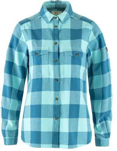 Fjällräven Övik Heavy Flannel Shirt W Flanellhemd aus Baumwolle Warm Damen Beige beige