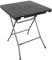 Spetebo Klapptisch mit Holzoptik schwarz - 60 x 60 cm - Gartentisch klappbar im Holz Design - Bistrotisch Terrassentisch Gartenmöbel Tisch für Garten Balkon Terrasse Küche