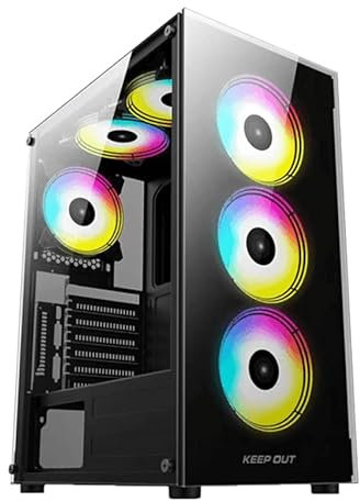 .ES PC'S GAMING - PC Gaming XC-210 (AMD Ryzen 5 8500G 6/12 5.0Ghz, Radeon 740M, RAM 16Gb DDR5, M.2 1TB, Windows 11, WiFi) Ordenador de sobremesa, PC Gamer