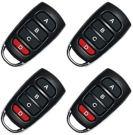 Wonvify Telecomando Cancello Universali, 433,92 MHz Codice Fisso Telecomandi per Garage, Compatibile con Varie Marche, Clonatore Telecomandi per Porte e Cancelli