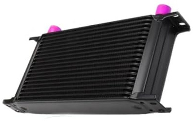 Refroidisseur d'Huile Universel 19 Rangées en Aluminium Radiateur d'Huile Moteur Transmission Hydraulique