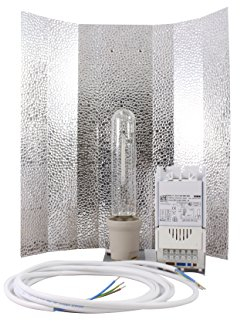 Weedness Grow Lampe Set 600 Watt NDL für Blütehpase – Anbau Indoor Pflanzenbeleuchtung Pflanzenlampe Box Natriumdampflampe NDL HPS