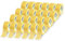 V1 TRADE Kreppband - Universal Malerkrepp Hilfreich beim Malen - Leicht Abnehmbar Abklebeband - Malerband Wasserdicht - Klebeband Gelb (24 Stück, 50mm x 50m)