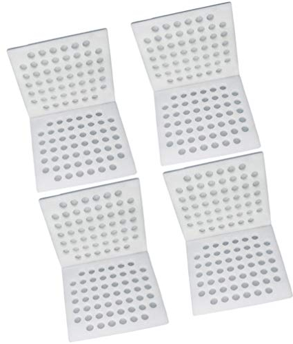 Cabilock Eierhorde Wachteleier 4Pcs Wachtelei Kartons Perle 52 Grids Eier Karton Halter Box Rack Ei Container für Wachtel Pigeon Eier Lagerung