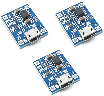 UMTMedia® 3 X Micro TP4056 5V USB Lithium Battery Board Charger Module For Arduino PI