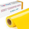 Lya Vinyl 15FT Heat Transfer Vinyl, Yellow Iron on Vinyl Roll for Cricut, Silhouette Cameo, Yellow HTV Vinyl for DIY Fabric, Clothes, Bags, and Other Textiles