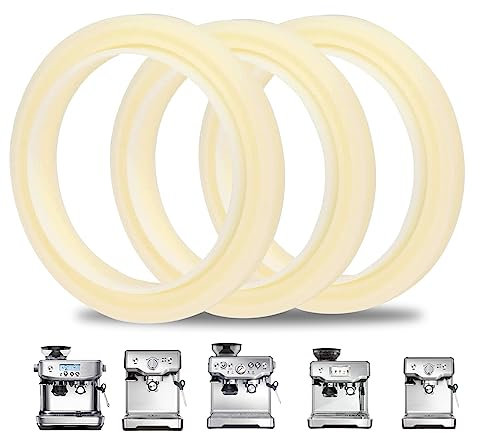 54 mm Silikon-Dampfring, 3 Stück Silikondichtung passend für Breville Espressomaschine 878/870/860/840/810/500/450/Sage 500/870/875/880/810/878 Ersatzteile, keine BPA-Gruppenkopfdichtung