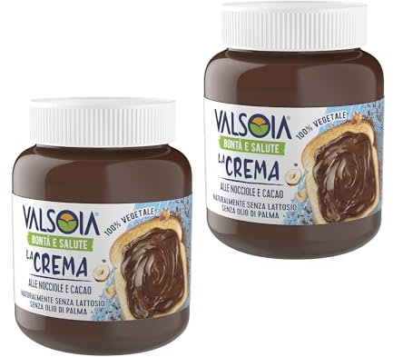 Valsoia, Crema Vegetale alle Nocciole, 2 x 400 g