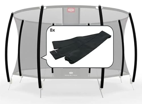 BERG Trampoline Veiligheidsnet - Safety Net T-Series - Paalhoezen - 8 Stuks