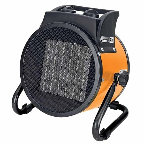 SIP FIREBALL Turbofan 3001 Electric Fan Heater, 2.8kW / 9554BTU/hr with 2 Heat Settings & Cool Function