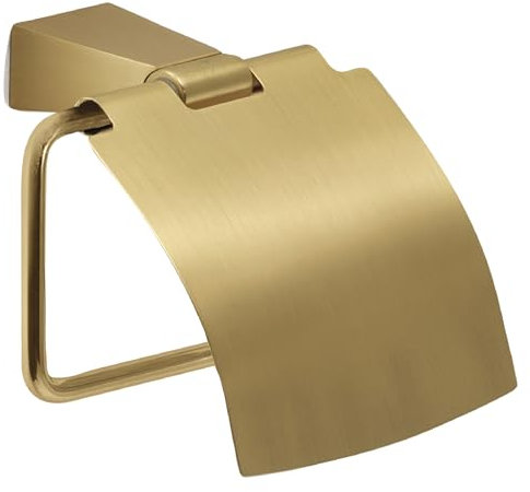 Gedy Toilettenpapierhalter mit Deckel Tonale Gold matt
