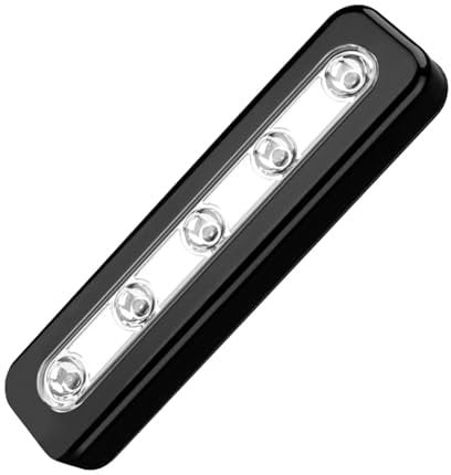 HUNYA Under Cabinet Kitchen Lights, Small LED Lights Battery Powered Wall Lights, Kitchen Cabinet Lights, Cupboard Lights, Wardrobe Lights, LED Night Light Bar for Closet Hallway