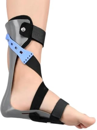 AQSWPUWD AFO Piede Cadente Tutore Ortesi Caviglia Piede Stabilizzatore Piede Cadente Supporto per Camminare con Scarpe per Uomini e Donne per Ictus, MS,Left-Large