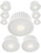 MATO 9x LED Modul 230V 5W extra flach 50mm x 22mm, 3000K warmweiß, 470lm, CRI 90, LED Leuchtmittel GU10 MR16 Ersatz für Einbaustrahler, Aufbauspot und Deckenspots