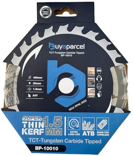 Trade Pro Circular Saw Blade 165 X 20 24 Teeth Fits Dewalt DCS565 DCS391 DCS390