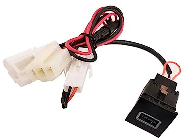 HSENY Passend for VW, passend for Golf 6, passend for Jetta 5 MK5, passend for Scirocco 06–14, Auto-USB-Ladebuchse, PD-Schnellladung, QC3.0, Zigarettenanzünder-Schnittstellen-Adapter-Taste(QC3.0 charg