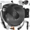 KESSER® Schlauchtrommel mit Gartenschlauch 25m | Wasserschlauchtrommel zur Wandmontage | Wandhalterung | 180° schwenkbar & automatische Aufrollung | Wand-Schlauchbox inkl. 7-Funktionen Handbrause