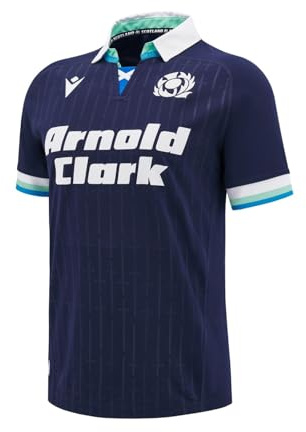 Macron Kids Scotland Rugby Home Shirt 2024 Juniors