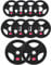Gallant 50kg Weight Plates Set, 2 Inch Olympic Weight Plates, Rubber Coated Cast Iron with Tri Grip for Olympic Barbell Weights, (10kg x 2 + 5kg x 4 + 2.5kg x 4 = 50KG Set) Home Gym Strength Training