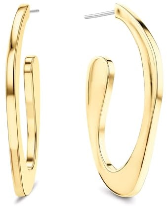 Calvin Klein Creolen für Damen Kollektion HARMONIOUS CONNECTION In Gelbgold verziert mit Kristallen - 35000688
