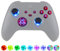 eXtremeRate Multi-Colors Luminated D-pad Thumbsticks Start Back Sync ABXY Buttons for Xbox Series X/S Controller, Scarlet Red Classical Symbols Buttons DTF V2 LED Kit for Xbox Core Model 1914