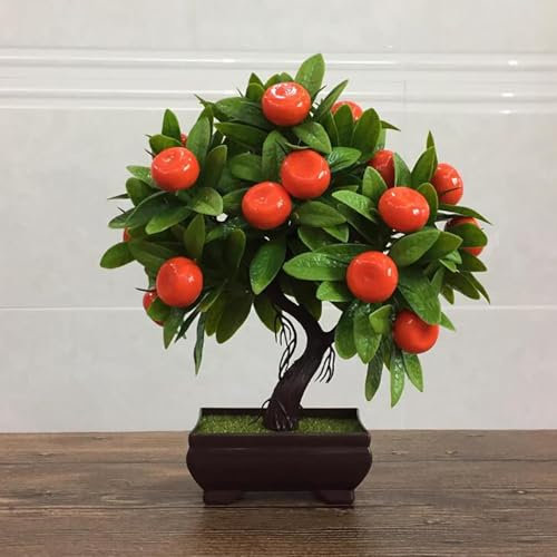Künstlicher Orangenbaum, Hohe Künstliche Orangenbaumpflanzen, Gefälschter Topforangenbaum Mit Brahes Und Früchten, Künstliche Bäume Für Moderne Home Office Bodendekoration In, Oranges