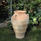 Céramique crète | amphore en terre cuite grande et de haute qualité | 90 cm | Jardinière artisanale résistante au gel Décoration méditerranéenne pour la terrasse extérieure du balcon du jardin, Olea