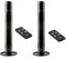 Turmventilator mit Fernbedienung 2er Set, 3 Leistungsstufen, 90cm, LED-Display