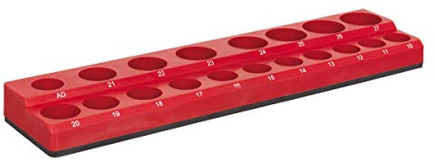 Sealey Ak27087 Socket Holder Magnetic 1/2In Sq Drive Capacity 19 Sockets