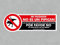 Señal en Vinilo Prohibido orinar perros | Mi Fachada no es un pipican | 70 x 24 cm | Señaletica Adhesiva Duradera y Económica