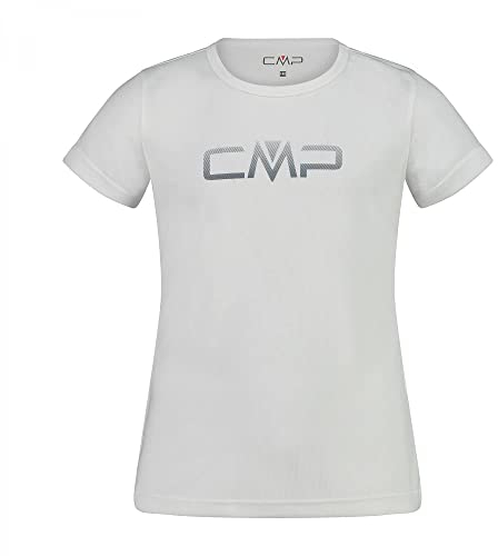 CMP Mädchen T-Shirt, Bianco, 164, 39T5675P