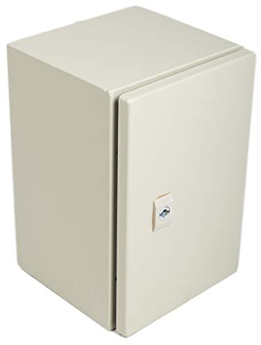 RS PRO Stahl Wandanschlusskasten RAL 7032 IP66, HxBxT 300 mm, 200 mm x 200 mm
