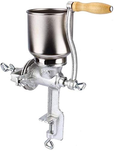 5L Manual Coffee Grinder, Grain Grinder with Hand Crank, Manual Grain Grinder for Grain Corn Flour, Kitchen Tool Kit, Table Mount