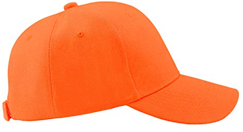 Aikowener Herren Kappe Baseball Cap,Sommer Unisex Baseballhute Outdoor Verstellbar Erwachsenen Basecap Classic Sport Hüte Sonnenschutz Guard Mütze (Orange, One Size)
