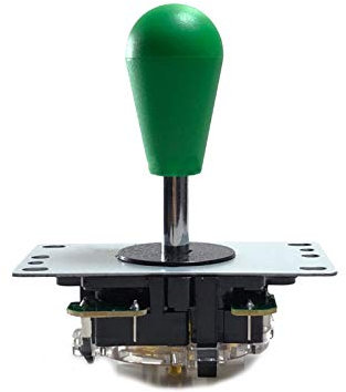 TX GIRL 2 PCS Arcade Joystick Kit 5pin 8 Way con Bola Oval con Placa De Circuito Arcade Gabinete DIY Kit Pandoras Box Game Console Arcade Pinball Accesorios (Color : Green)