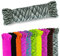 NEU AMZoutdoor® 4mm Paracord 550 Schnur | Paracord Schnur | 7 Kernstränge | Outdoor Ausrüstung | Outdoor Camping | Paracord Schnüre für Hundehalsband | Hundeleine Paracord (5m, Grau-Schwarz)
