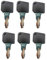 GAOHOU 6PCS Ersatz Zündschlüssel 802 Kompatibel für Linde Gabelstapler, Stapler, Hubwagen L12 E16 0039730404