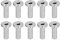 Kit de barandilla de cable de acero inoxidable, 10 piezas de hardware de kit de barandilla de cable protectora para postes de madera y compuestos, barandilla de cable de 1/8 pulg o 3/16 pulg.