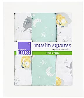 Bambino Mio, Mulltücher, super weiche Bambus Decken, Traumland, 3Er Packung