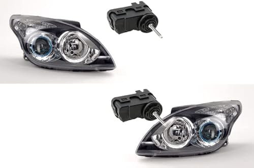 Johns, Scheinwerfer passend für Hyundai i30 07/10-11/11 H7 H1 Links Rechts + Stellmotor