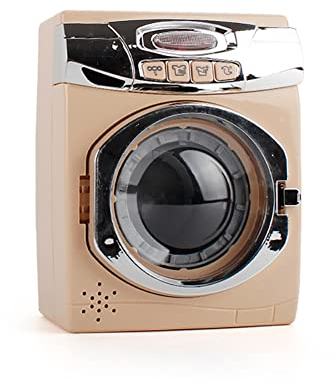 Surakey Jouets de Cuisine Électriques - Machine à Laver - Réalistes Petits Appareils Ménagers Simulés - avec Effets Musique Et Lumineux - Cadeaux d'anniversaire pour Filles Et Garçons 7 à 14 Ans