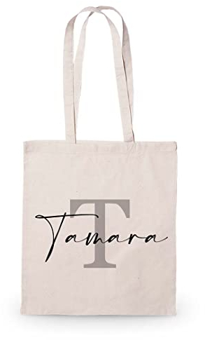 PROMO SHOP - Tote Bag Personalizable, Bolsa Tote Personalizable para Mama, Regalos Personalizados para Madres, Personalizadas con Frases o Nombre, Bolsa 100% Algodón